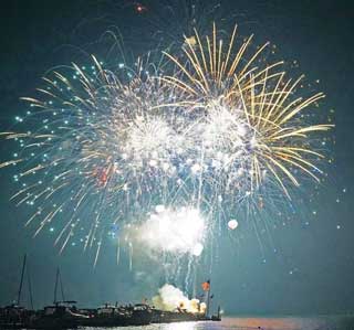 Fireworks - Photo of the 4th of July fireworks event on the Put-in-Bay Island.